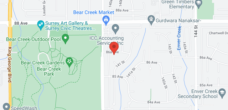 map of 14052 86A AVENUE